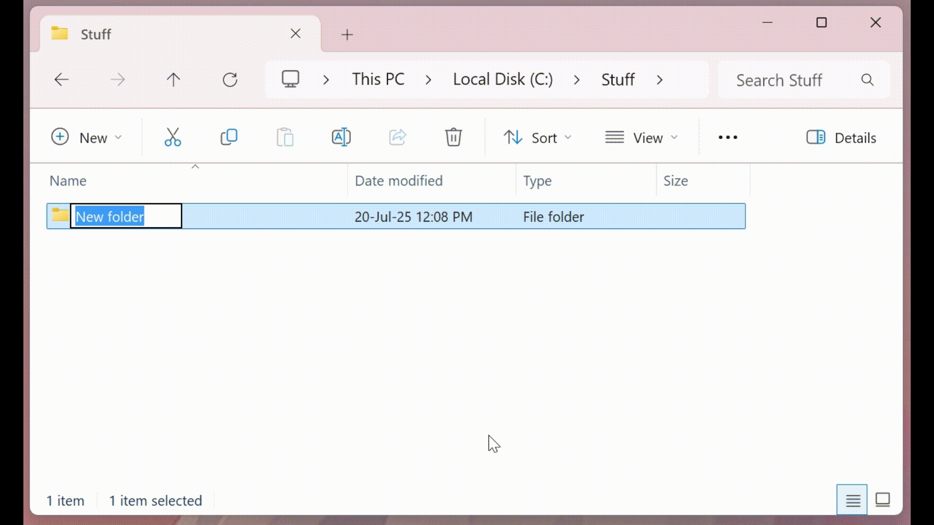 Create Folders