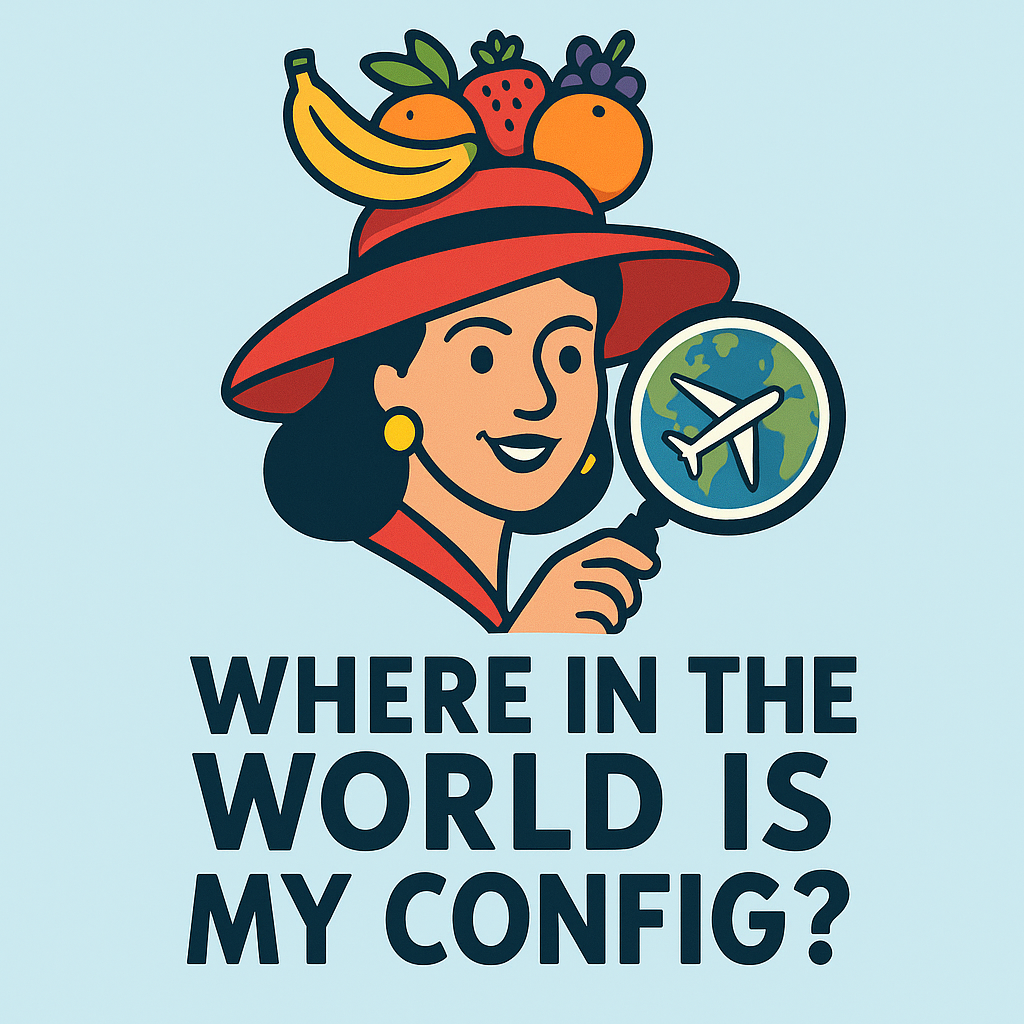 Where in the World is My Config Logo
